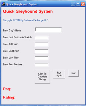 greyhound handicapping software